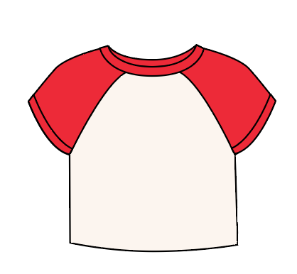 BLANK WOMEN'S DEMI TEE